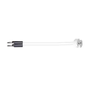 MR16 Round Lamp Socket with Male Banana Plug