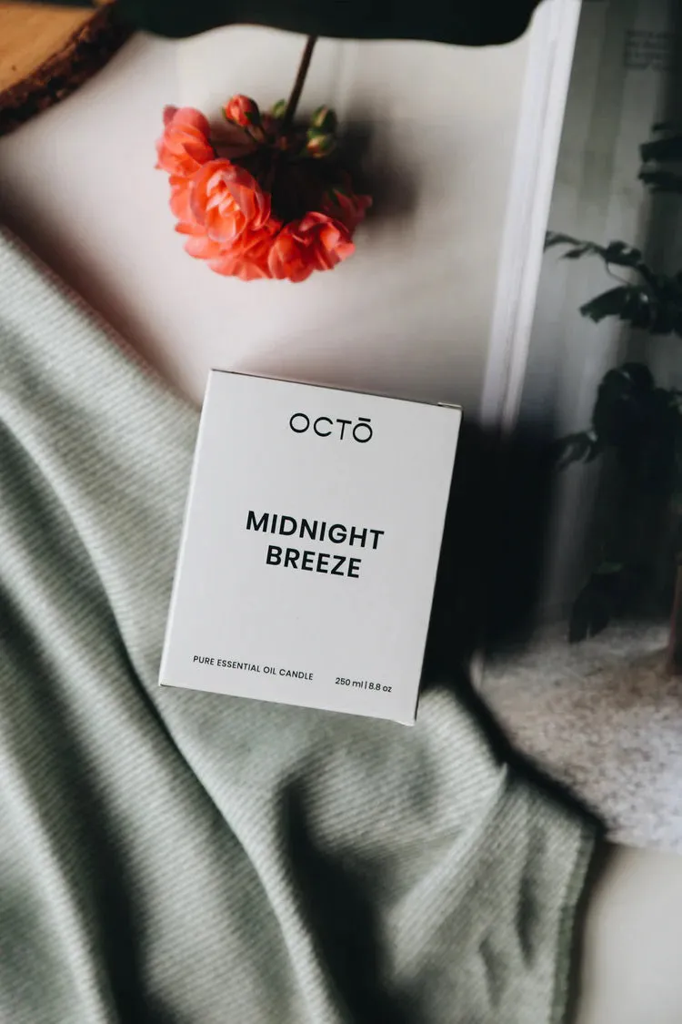 Octo London Midnight Breeze (Rose Geranium, Vetiver, Patchouli) Candle