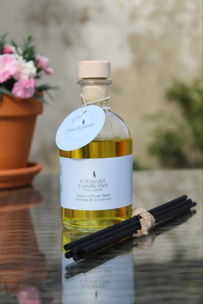 Orange and Cinnamon Diffuser Refill Bottle