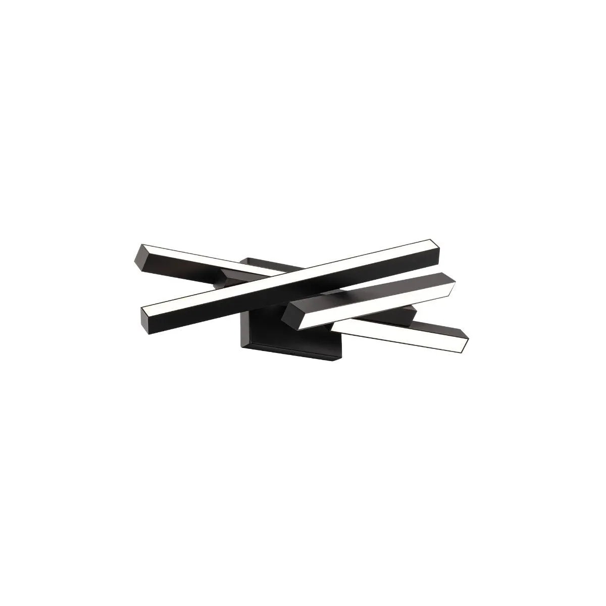Parallax 20 in. LED Vanity Light 2700K Black finish