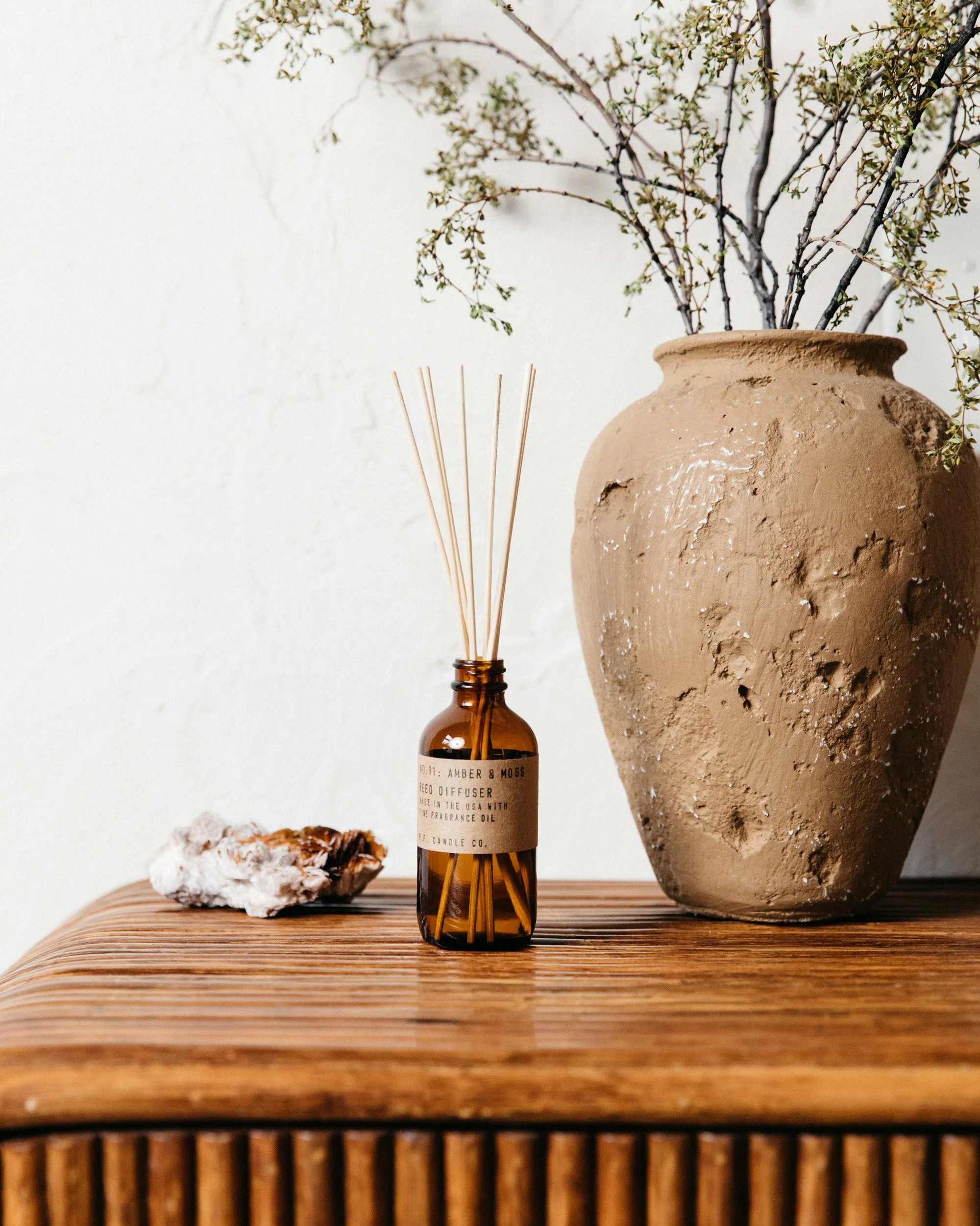 P.F. Candle Co. Reed Diffuser - Amber & Moss