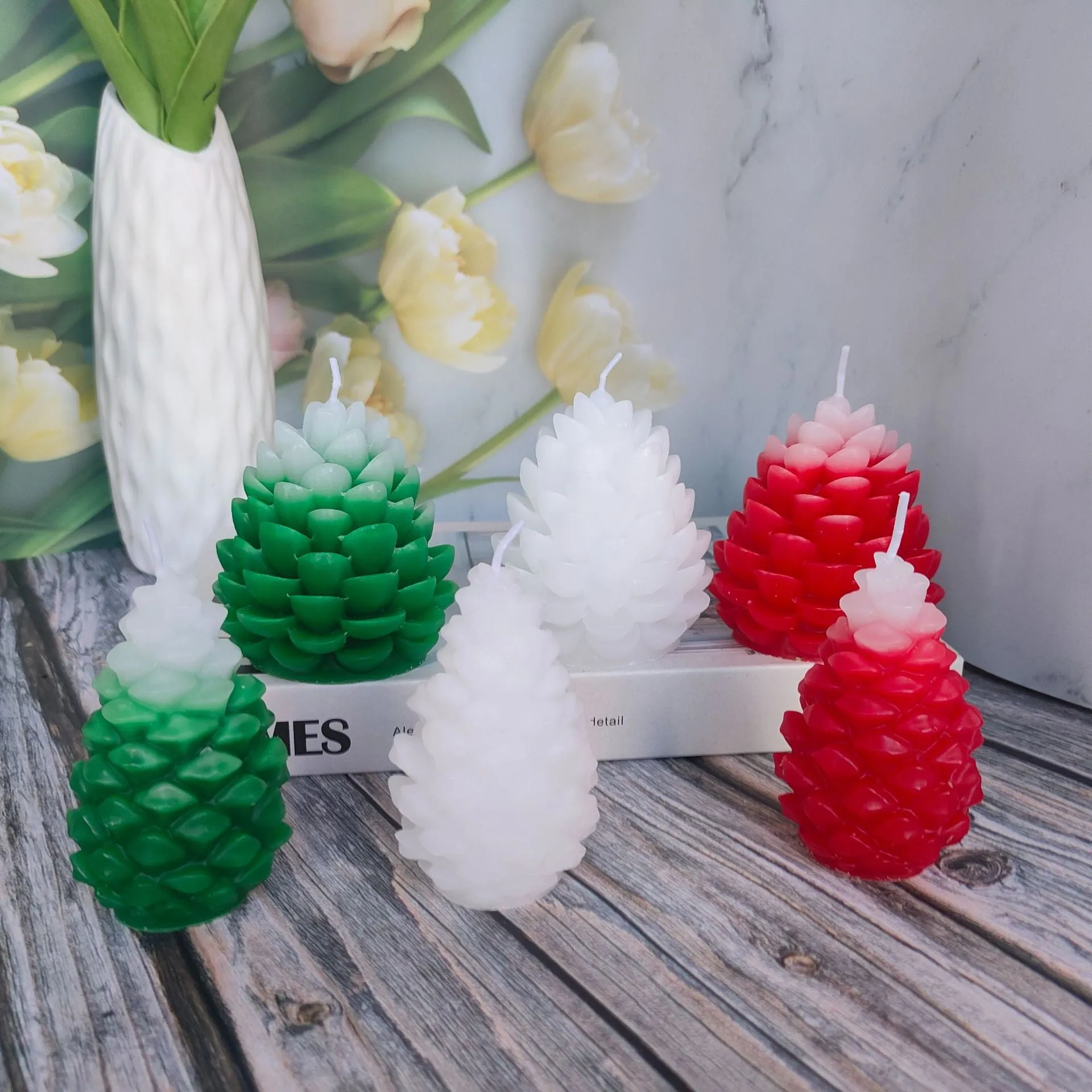 Pine Cone Shaped Aromatherapy Candles
