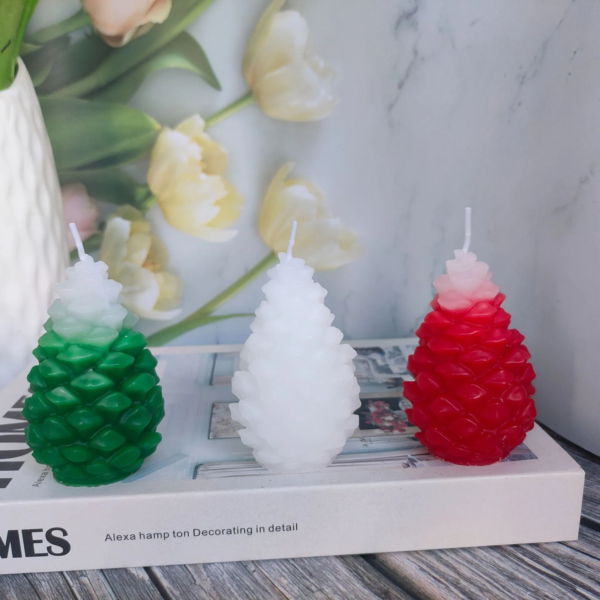 Pine Cone Shaped Aromatherapy Candles
