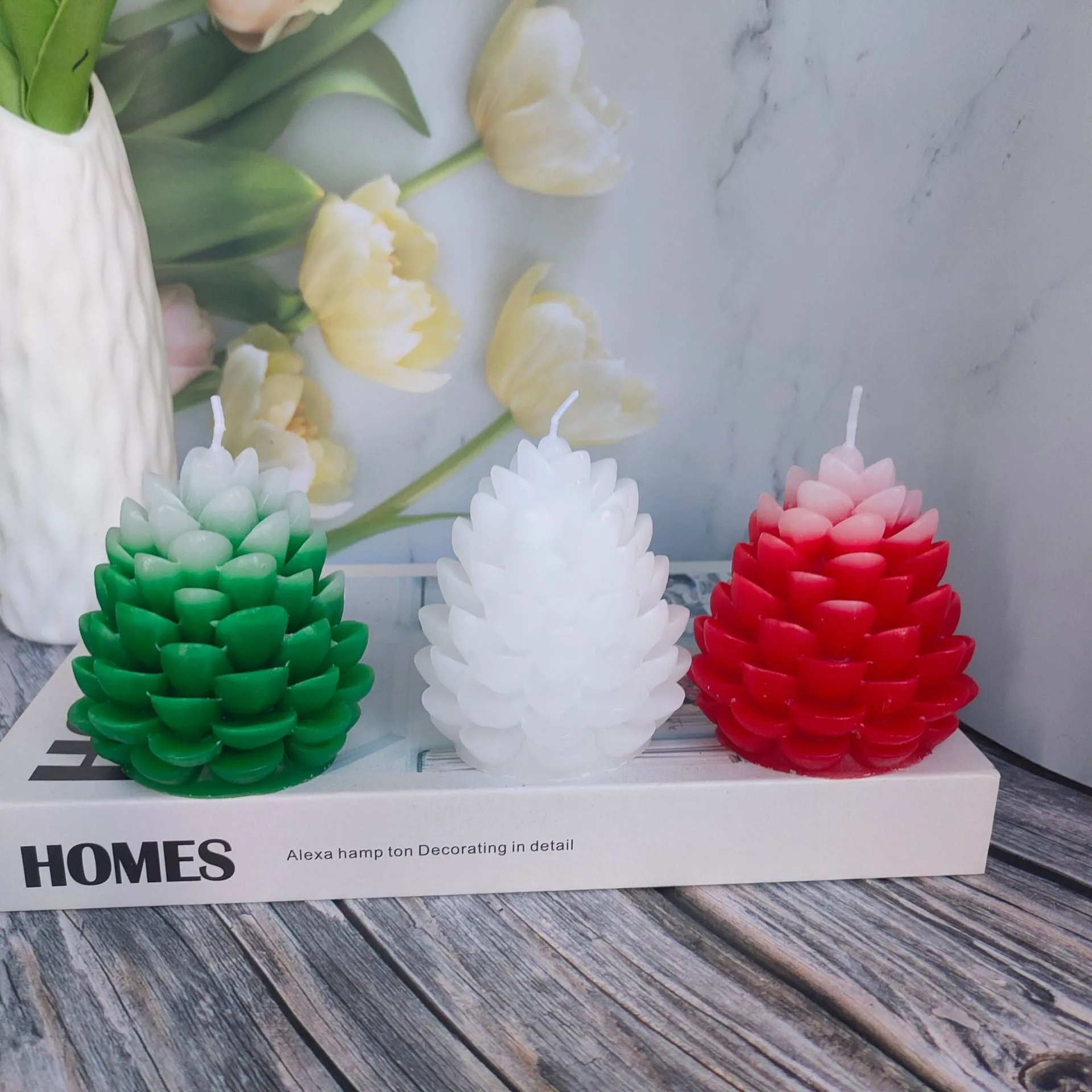 Pine Cone Shaped Aromatherapy Candles
