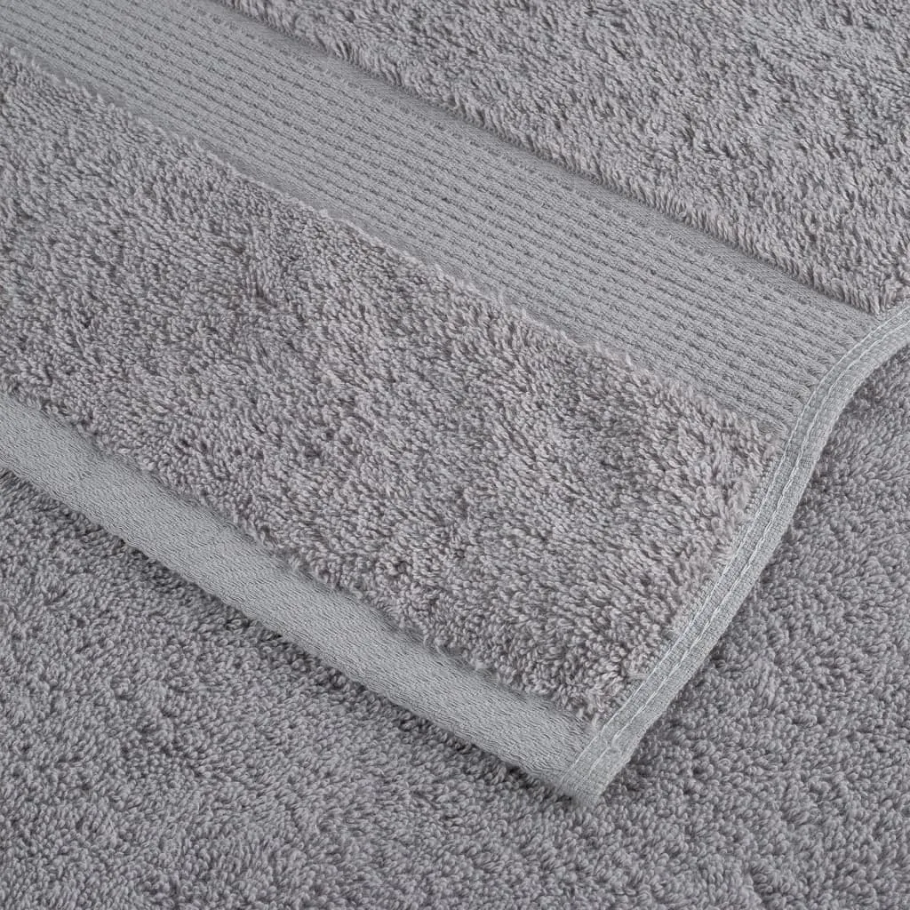 Premium Shower Towels SOLUND 4pcs Grey 70x140cm 600gsm
