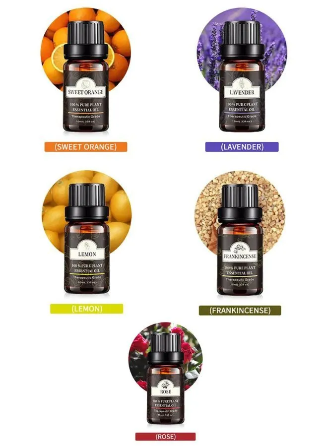 Pure Essential Oils Aromatherapy Diffusers Air Fresh Care, Essential Oil For Diffuser, 10ml, Rose