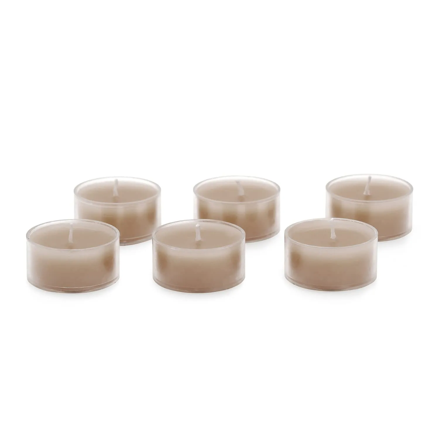 Pure Home and Living Set of 24 Beige Lavender and Chamomile Tea Lights