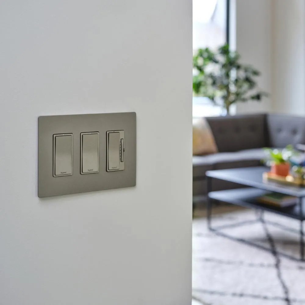 radiant Netatmo Tru-Universal Smart Dimmer, Single Pole, 3-Way, Nickel