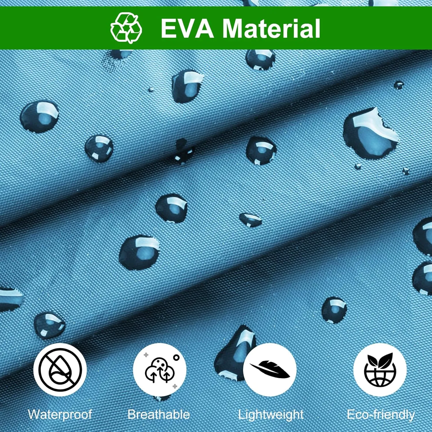 Rain Ponchos for Adults, Reusable Lightweight Rain Coat for Men and Women
