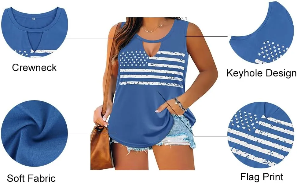 RITERA Plus Size Tank Tops for Women V/Round Neck Summer Sleeveless Basic Pleated Shirt Keyhole Tank XL-5XL