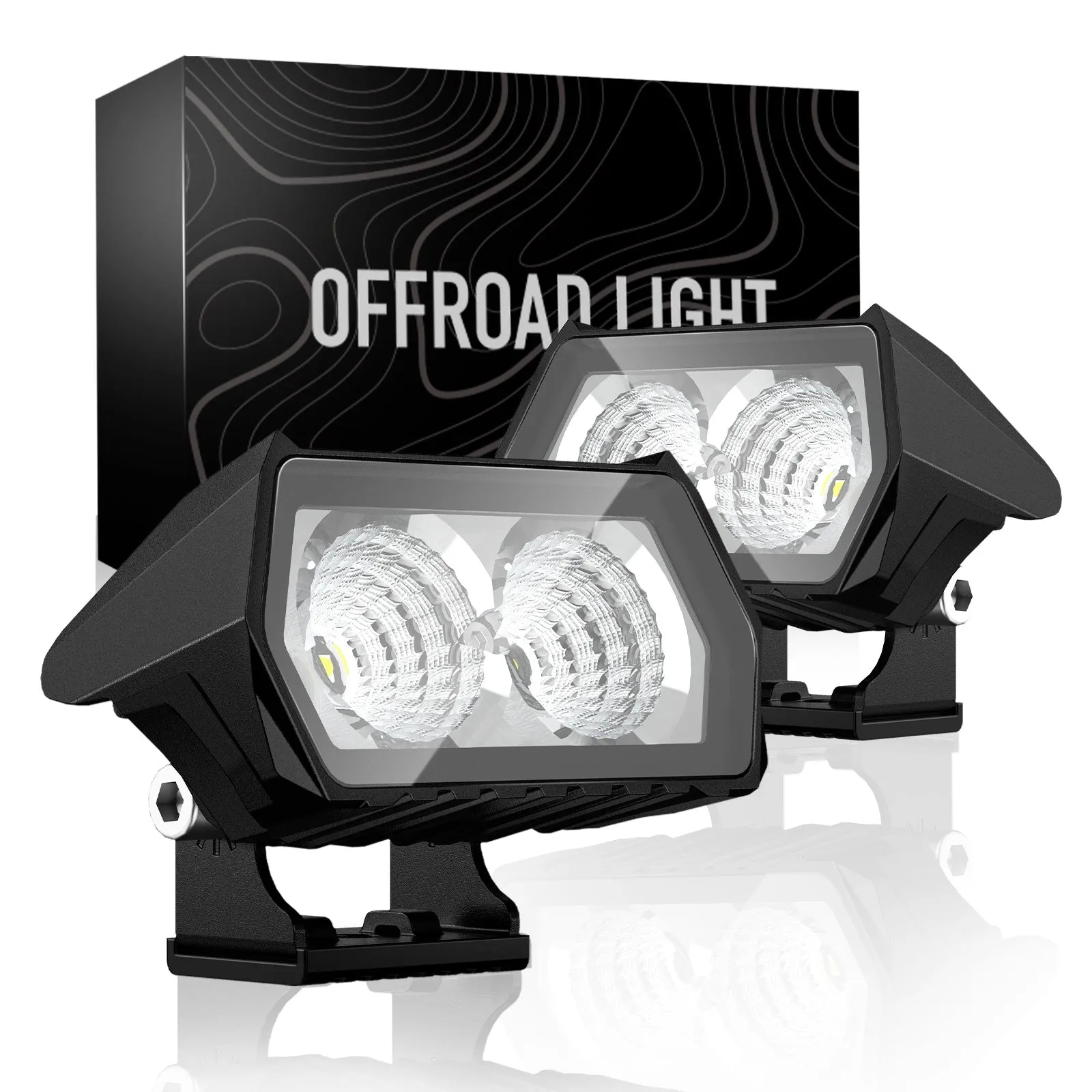 Rock Series | 3.5-inch LED Pod Lights Flood Lights