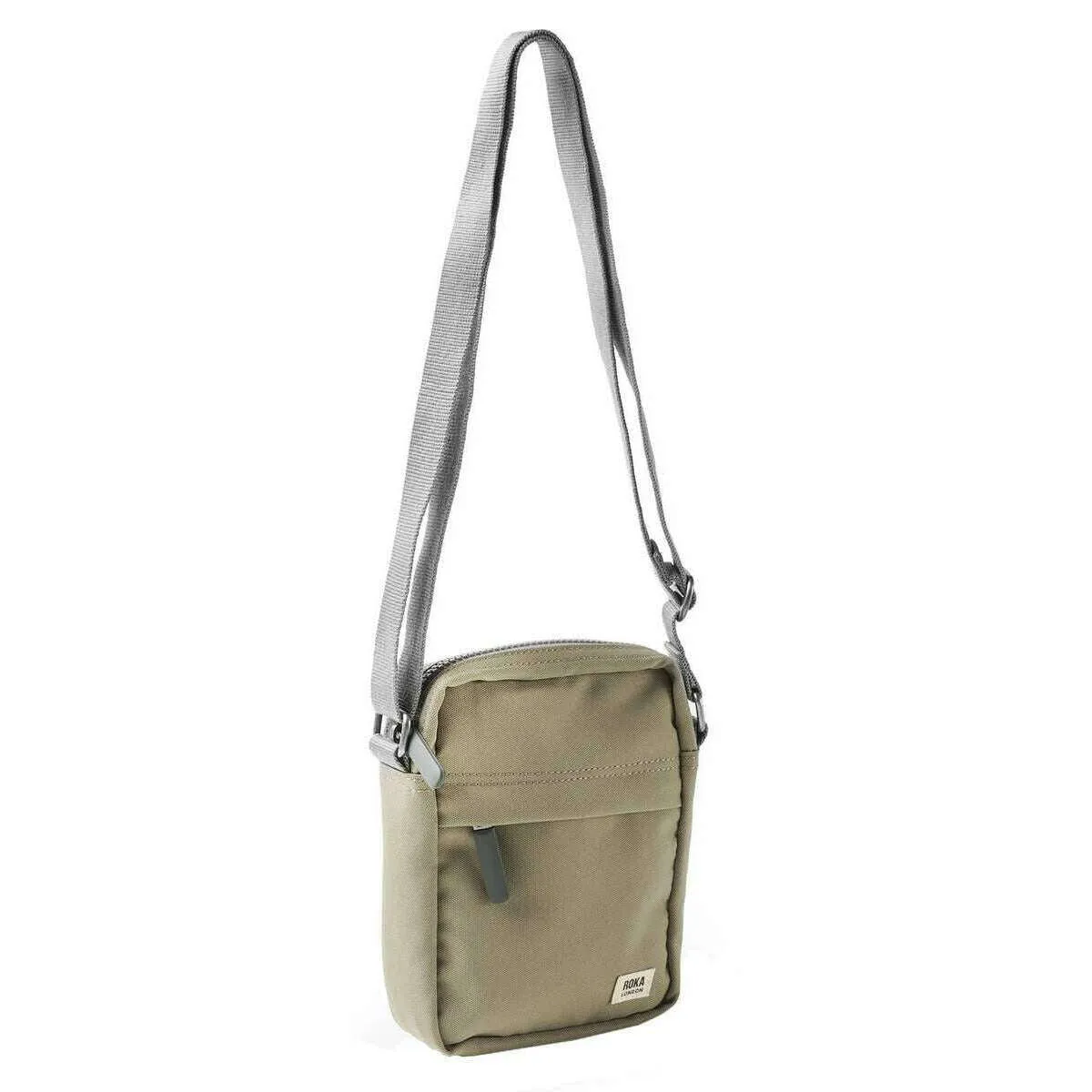 Roka Bond Recycled Canvas Crossbody Bag - Coriander Beige