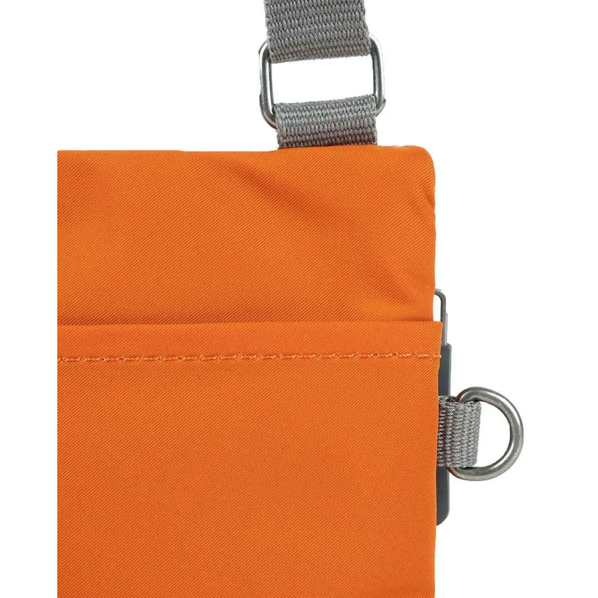 Roka Chelsea Sustainable Nylon Pocket Sling Bag - Burnt Orange