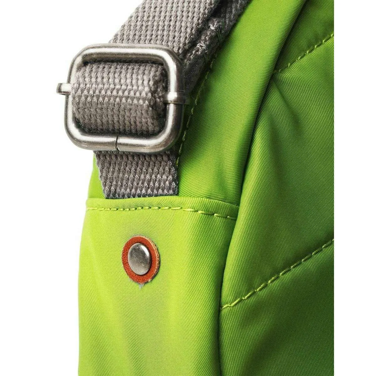 Roka Paddington B Small Sustainable Nylon Crossbody Bag - Lime