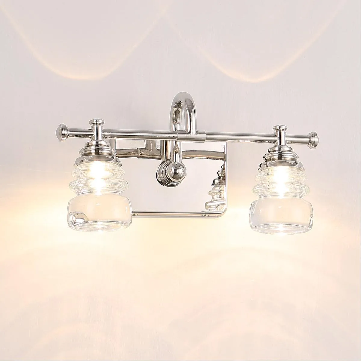 Rondelle 24 in. LED Vanity Light 805 Lumens 3000K Nickel Finish