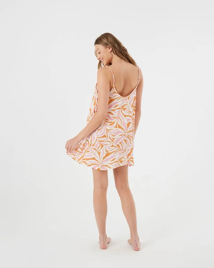 Roxy Women's Summer Casual Sundress Cover-up, Sleeveless Mini Dress for Beach, Pool, and Resort Wear