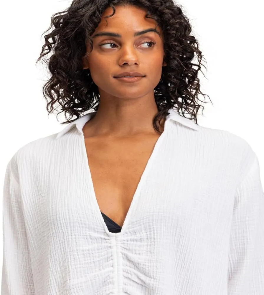 Roxy Women's Summer Casual Sundress Cover-up, Sleeveless Mini Dress for Beach, Pool, and Resort Wear