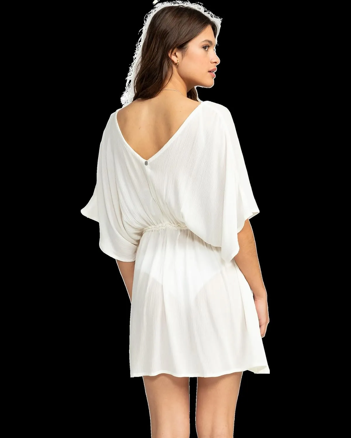 Roxy Women's Summer Casual Sundress Cover-up, Sleeveless Mini Dress for Beach, Pool, and Resort Wear