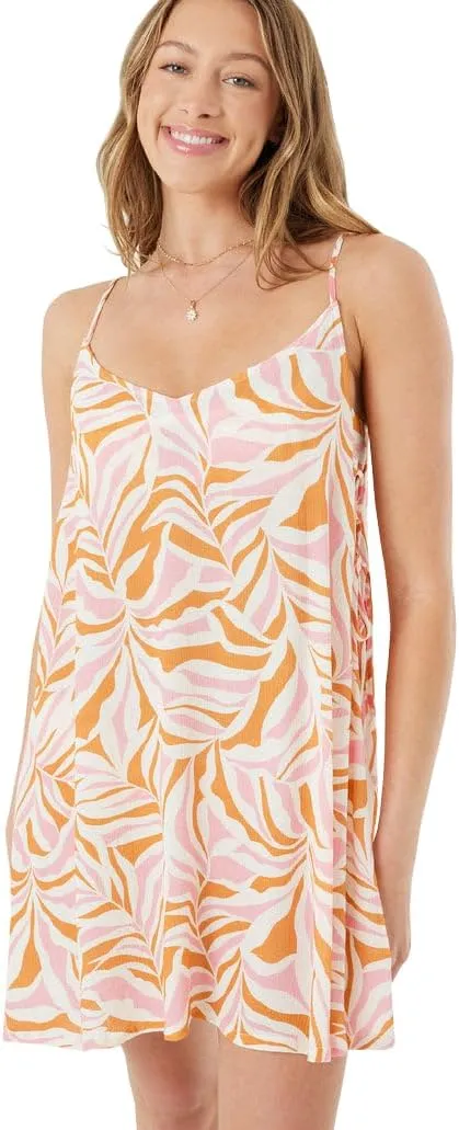 Roxy Women's Summer Casual Sundress Cover-up, Sleeveless Mini Dress for Beach, Pool, and Resort Wear