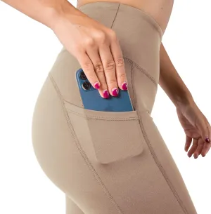 SEEMLY High Waisted Leggings with Pockets for Tummy Control | Breathable Yoga Pants Pack of 01