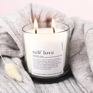 Self Love Scented Candles | Manifestation Affirmation Candle | Self Love Gifts for Women | Self Love Candle Gifts | Scented Candles for Home Decor | Candles for Bedroom Decoration - 40 hrs