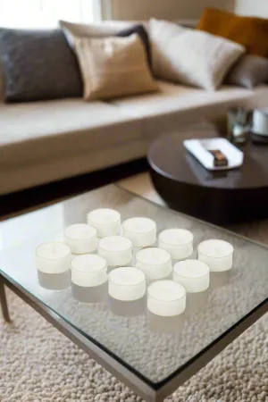 Silver Scented T-Light Candle (12 Candle)