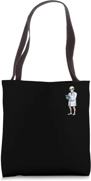 Skeleton Doctor Halloween Doctor Minimalist Tote Bag