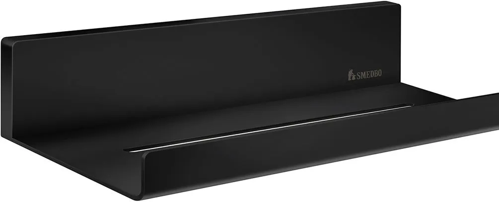 SMEDBO Sideline Collection Shower Shelf, Polished Chrome or Matte Black