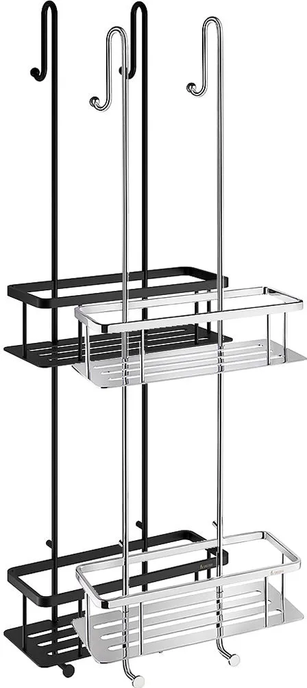SMEDBO Sideline Collection Solid Brass Hanging Double Shower Basket