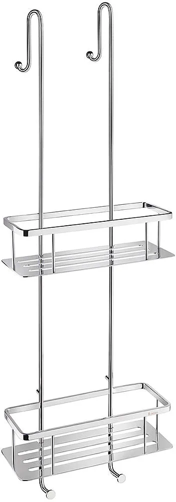 SMEDBO Sideline Collection Solid Brass Hanging Double Shower Basket