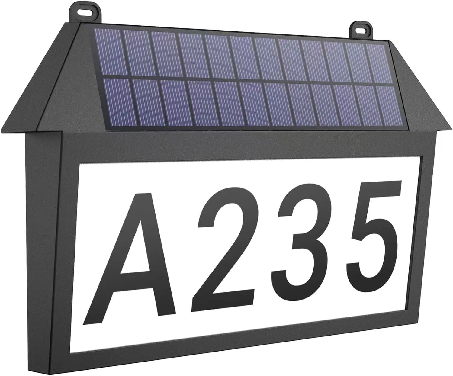 Solar House Number Lights – Waterproof LED Outdoor Doorplate Lighting for Gardens and Patios