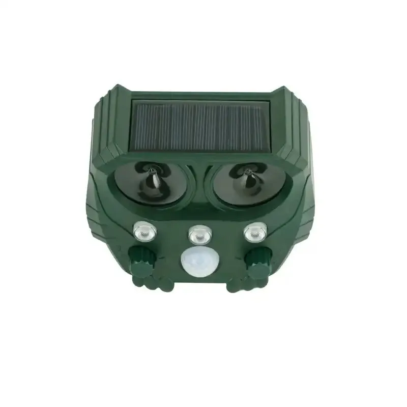 Solar Ultrasonic Animal & Pet Repeller Motion Sensor Repels Birds, Snakes, Raccoons, Skunks, Deer, Cats, Dogs, Rats