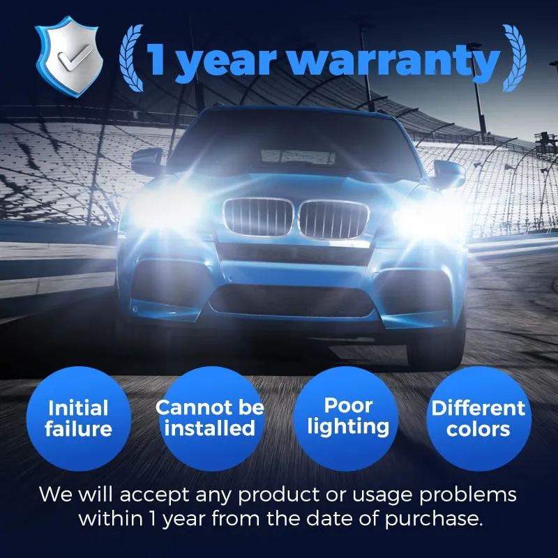 SUPAREE D2S D2R LED Bulbs 35W 6500K White for Headlights