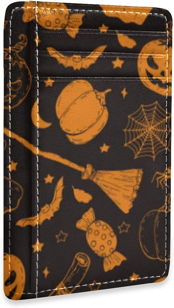 susiyo Slim Minimalist Wallets Rfid Blocking Card Wallets PU Leather Front Pocket Wallets for Men and Women