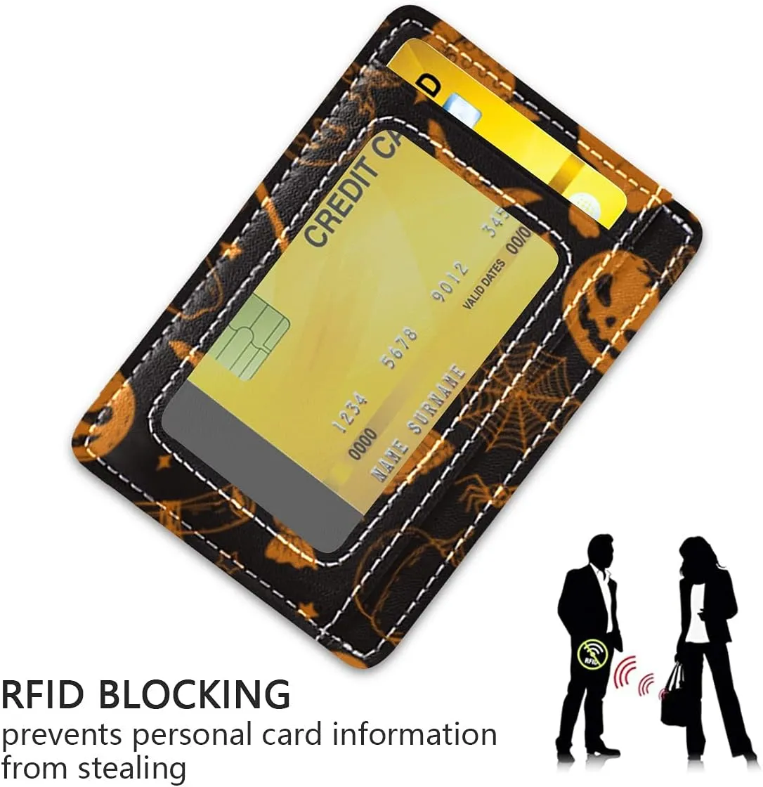 susiyo Slim Minimalist Wallets Rfid Blocking Card Wallets PU Leather Front Pocket Wallets for Men and Women