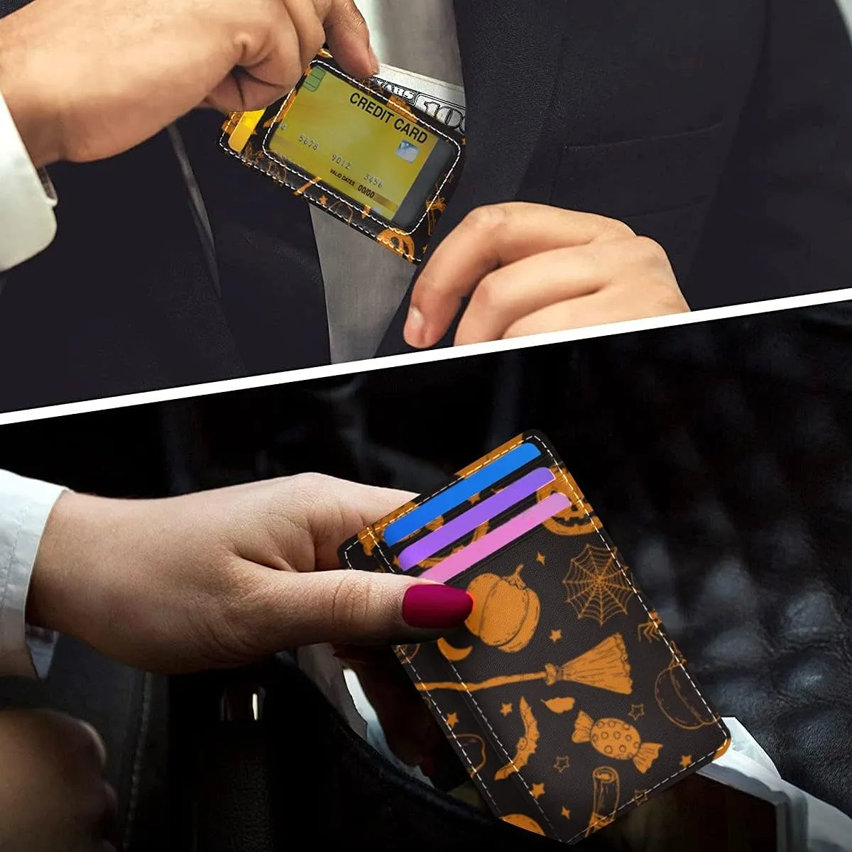 susiyo Slim Minimalist Wallets Rfid Blocking Card Wallets PU Leather Front Pocket Wallets for Men and Women
