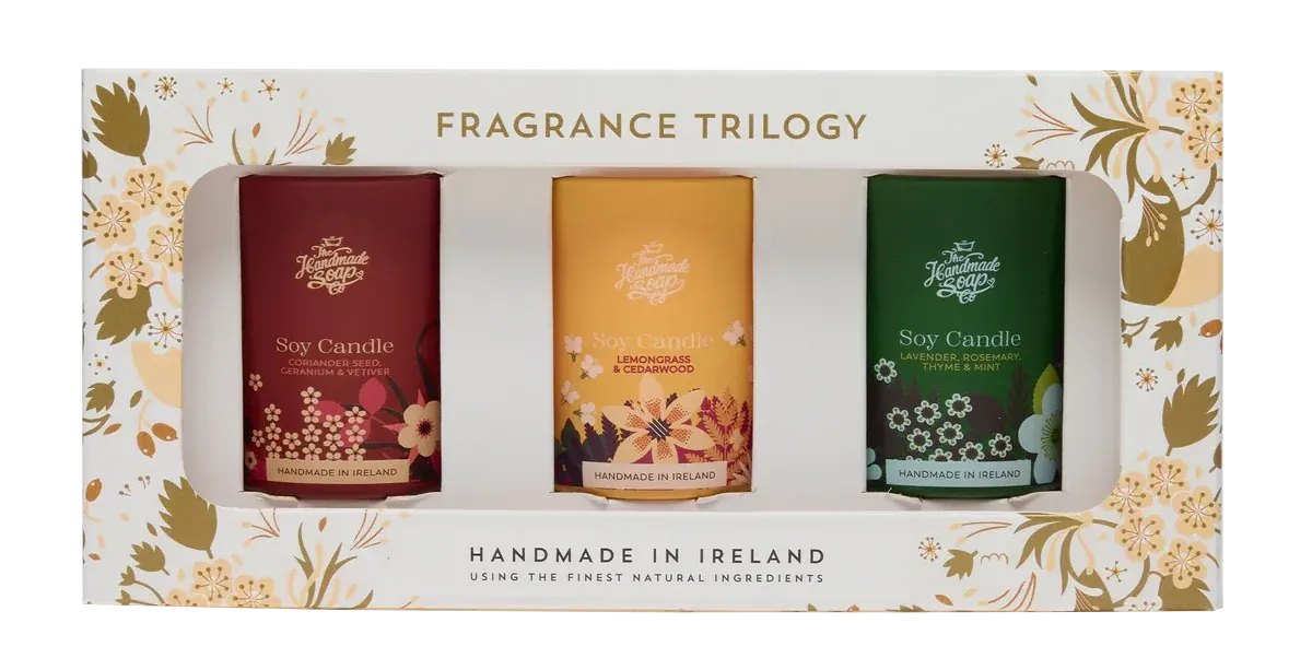 The Handmade Soap Company Mini Candle Trio