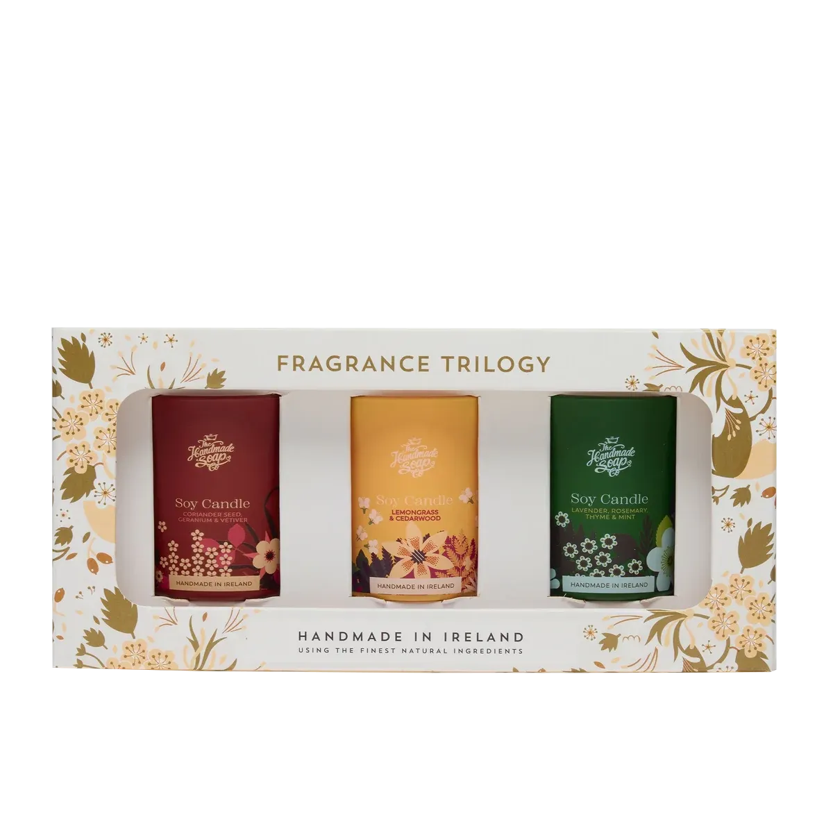 The Handmade Soap Company Mini Candle Trio