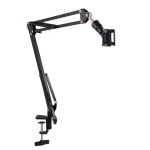 TheLAShop NB-35 Microphone Suspension Boom Scissor Arm Desktop Stand Studio