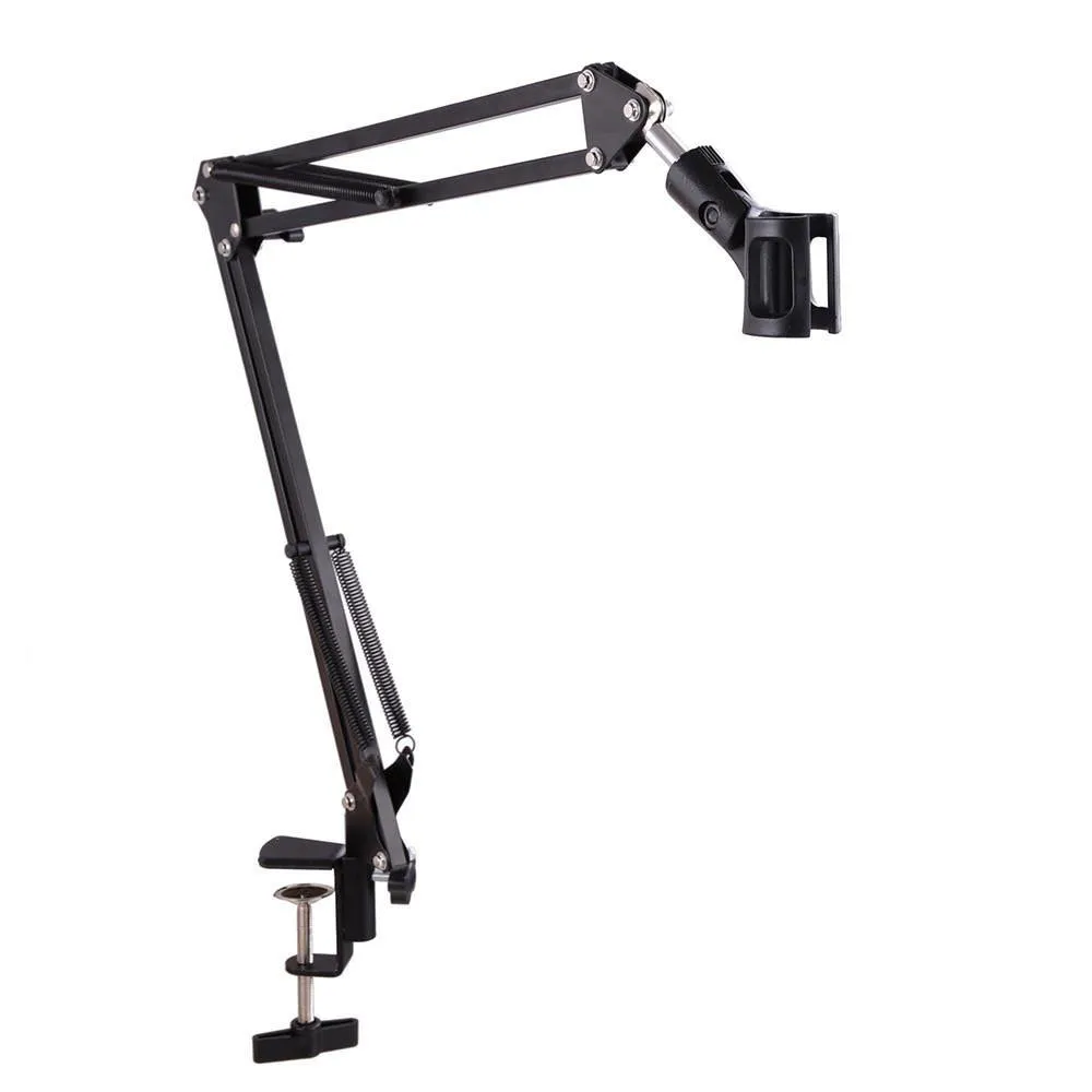 TheLAShop NB-35 Microphone Suspension Boom Scissor Arm Desktop Stand Studio