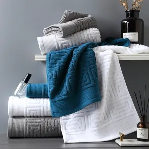 Ultra Soft Cotton Bath Towel, Highly Absorbent, Daily Use Towel, Ideal for Pool/ Home/ Gym/ Spa/ Hotel, 35*70CM