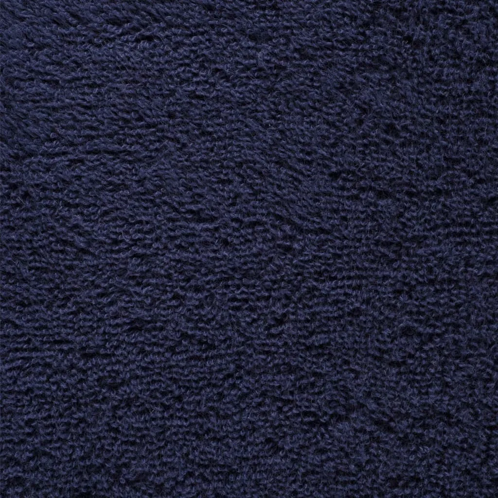 vidaXL 8 Piece Premium Navy Blue Towel Set SOLUND 600 GSM – Luxurious & Absorbent Cotton Towels