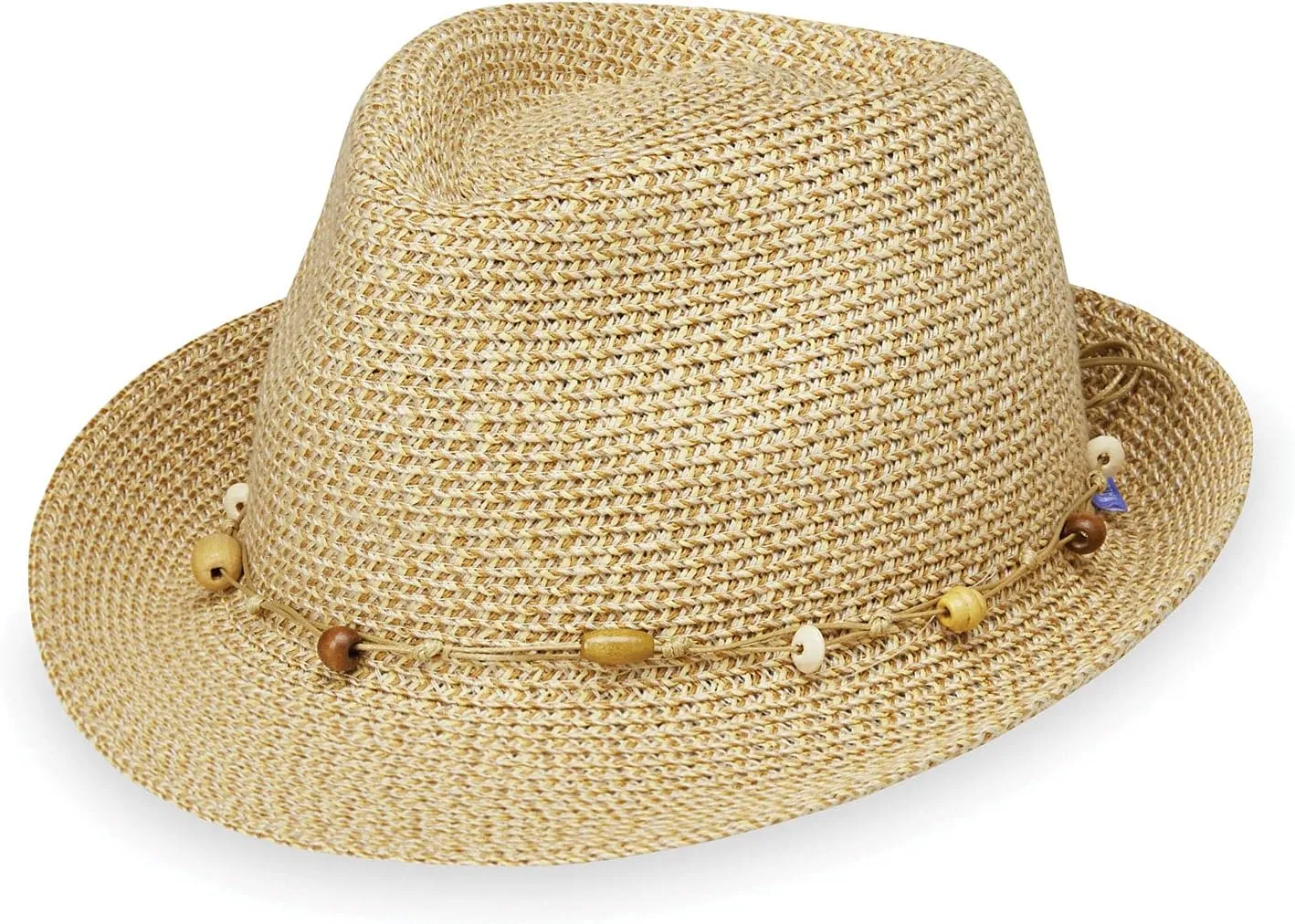 Wallaroo Hat Company  Womens Waverly Trilby Fedora  Short Brim Sun Hat, Packable, Adjustable Size for Medium Crown Sizes