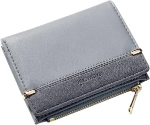 Wallets for Women with Zipper Coin Pocket Slim Minimalist Front Pocket Wallet Women's Convely Essential Wristlet