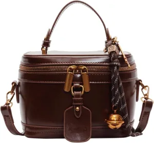 Women's Elegant Minimalist Handbag, Hand-Carry Bucket Bag, Fashionable Casual Shoulder Bag, Niche Messenger Bag.