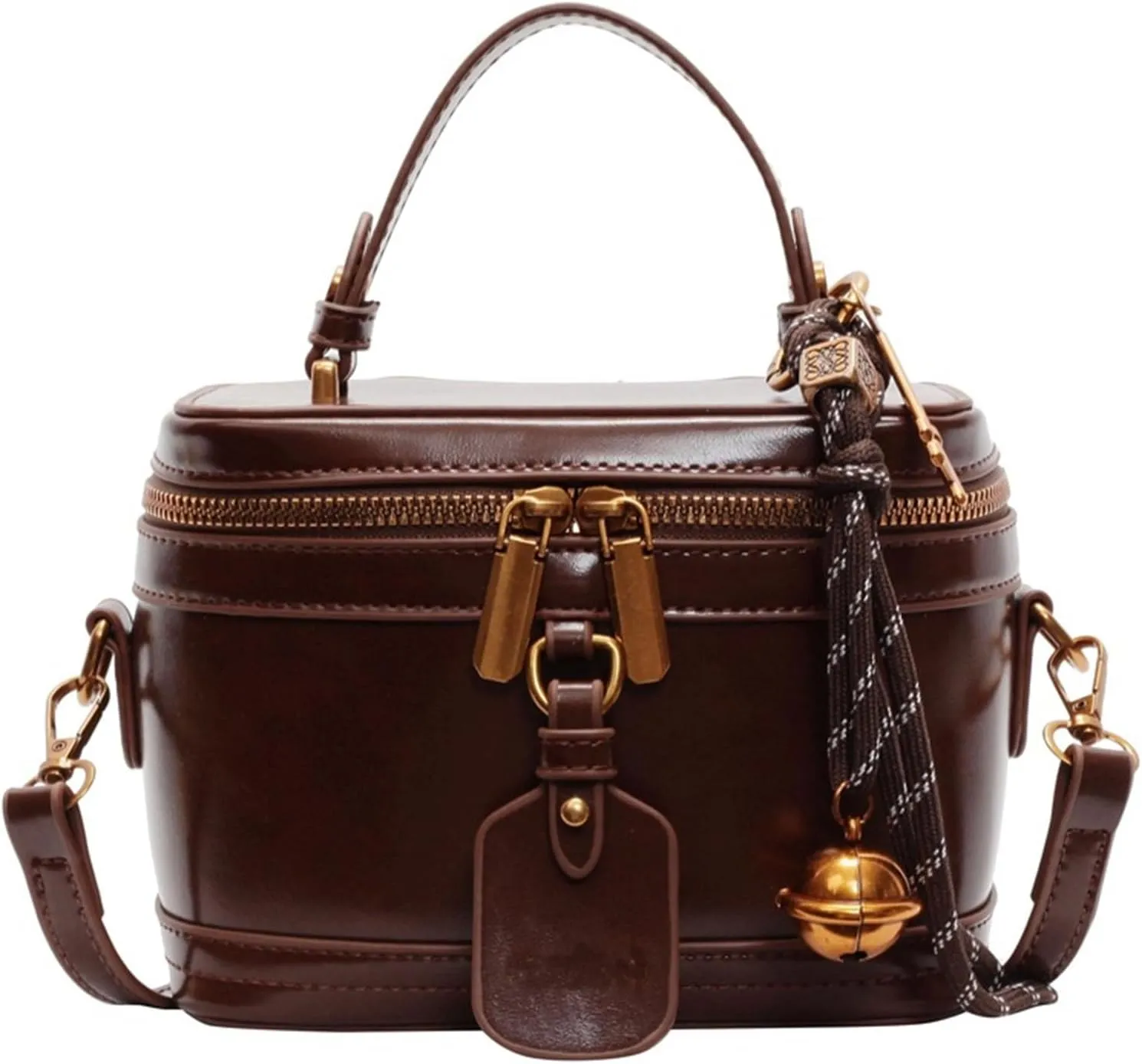 Women's Elegant Minimalist Handbag, Hand-Carry Bucket Bag, Fashionable Casual Shoulder Bag, Niche Messenger Bag.