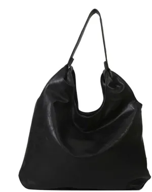 Women's Handbag Retro Solid Color Casual Minimalist PU Single Shoulder Underarm Tote Bags