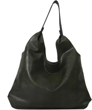 Women's Handbag Retro Solid Color Casual Minimalist PU Single Shoulder Underarm Tote Bags