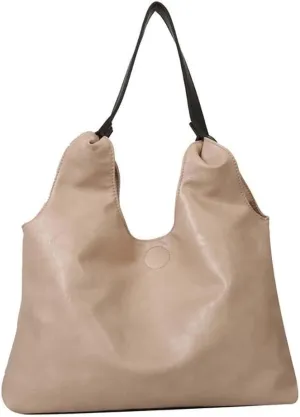 Women's Handbag Retro Solid Color Casual Minimalist PU Single Shoulder Underarm Tote Bags