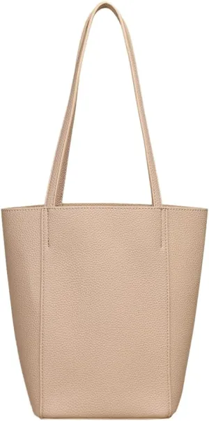 Womens Vegan Leather Bucket Bag Vintage Tote Bag Minimalist Shoulder Handbag Bright Solid Color Top Handle Purse